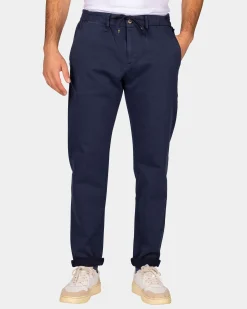 Dark blue jersey chino - Autumn Navy