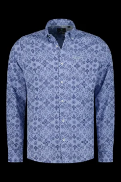 Dark blue shirt with print - Dusk Navy