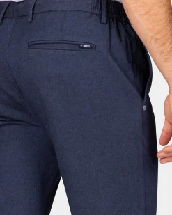 Dark blue wool look pants - Autumn Navy