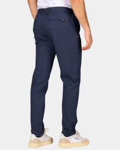 Dark blue wool look pants - Autumn Navy