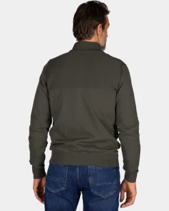Dark green cardigan