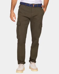 Dark green cargo pants - Quartz Green