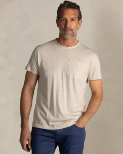 Ecru pocket tee