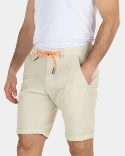 Effen katoenen chino shorts - Light Kit