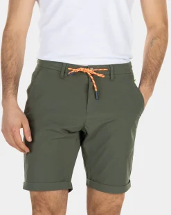 Effen katoenen chino shorts - High Summer Army