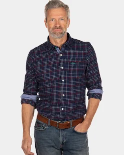 Flannel checkered shirt Sphinx - Steady Navy