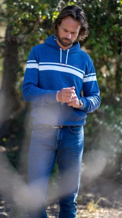 Fleece hoodie - Dusk Navy