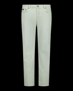 Green 5 pocket jeans - Sage