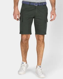 Green Cargo Shorts