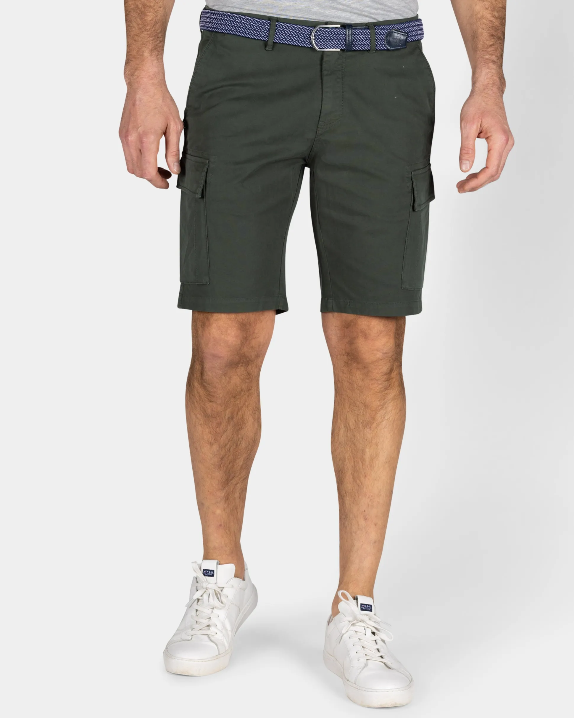 Green Cargo Shorts