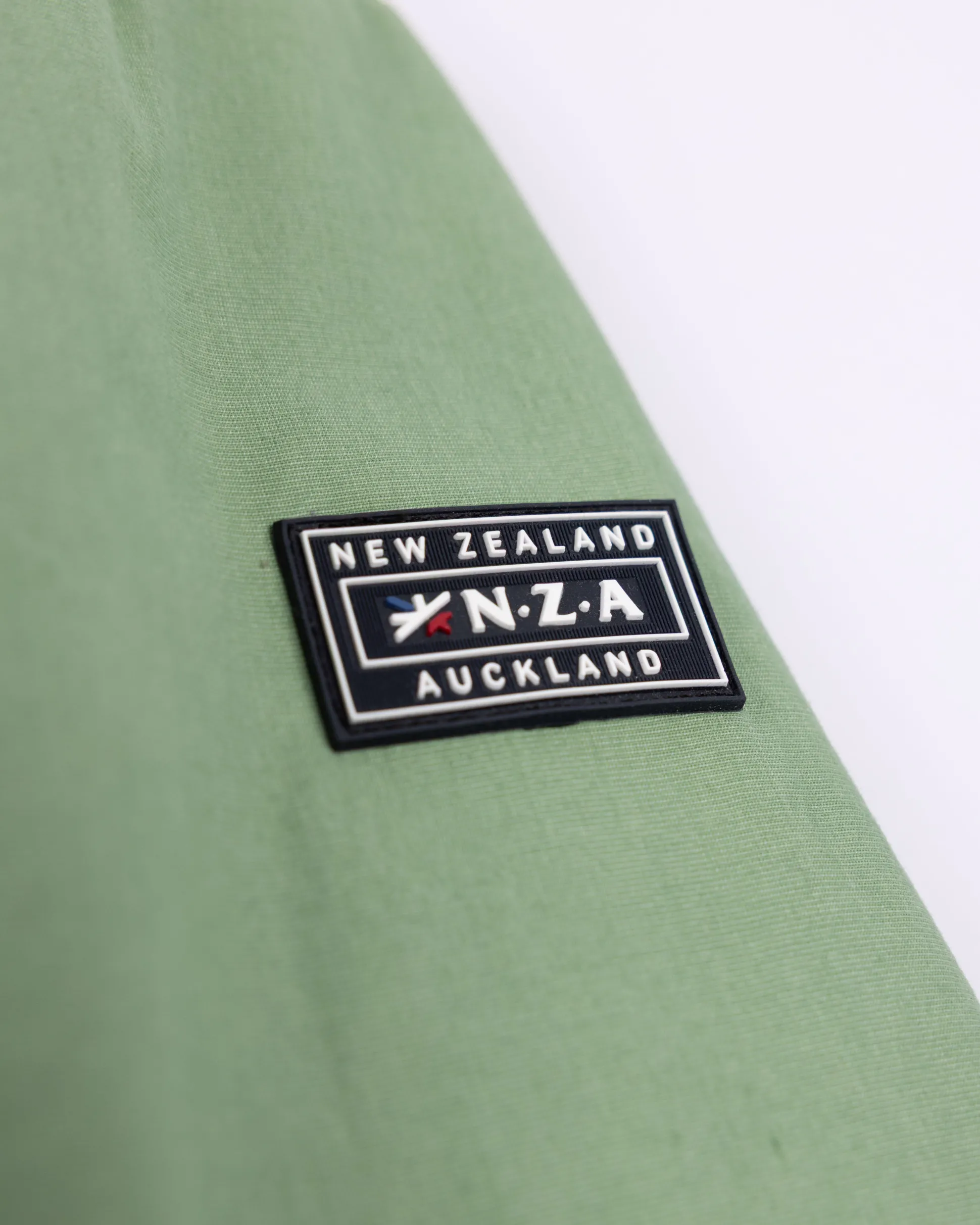 Green cotton bomber