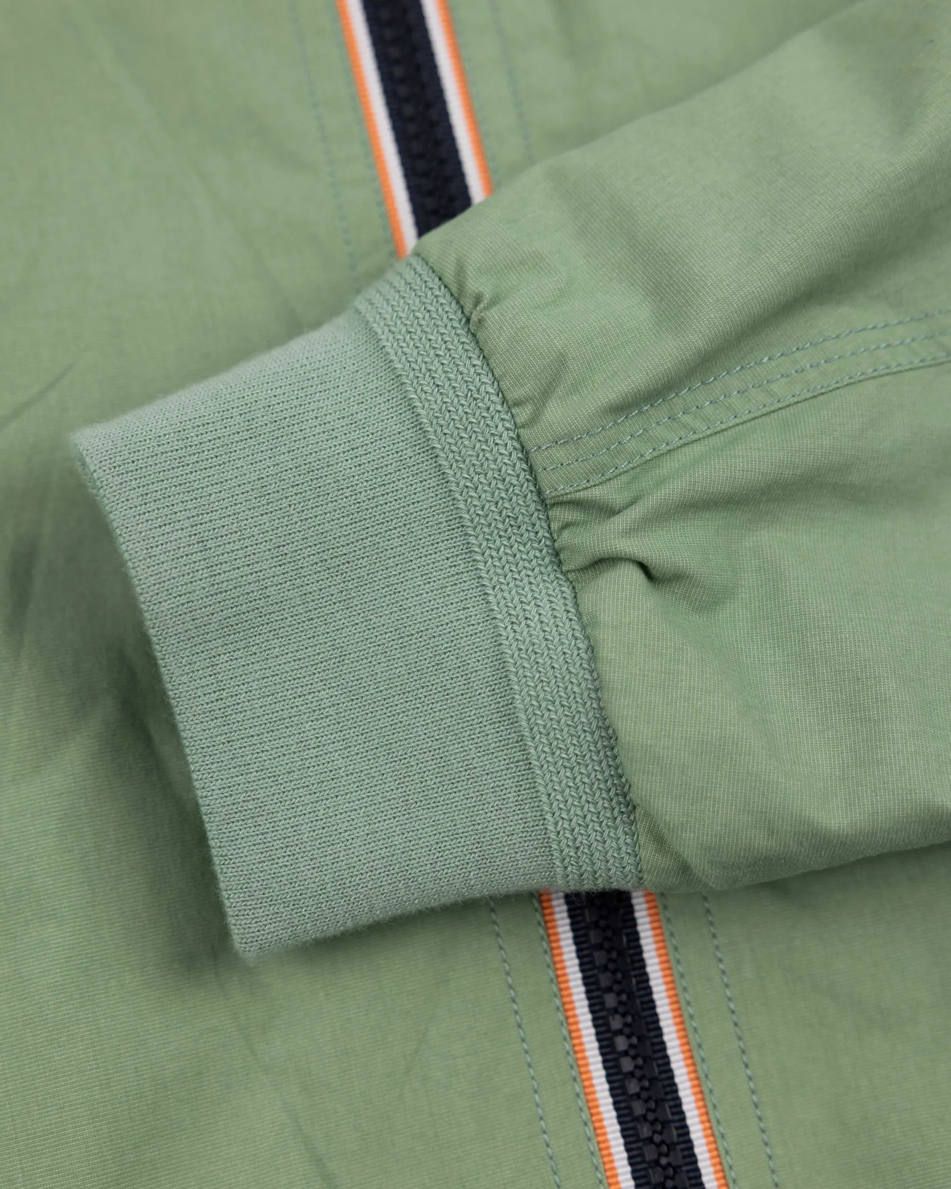 Green cotton bomber