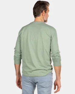 Green crew neck longsleeve - Sage