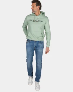 Green hoodie