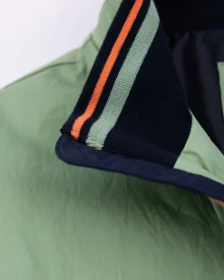 Green twill bomber