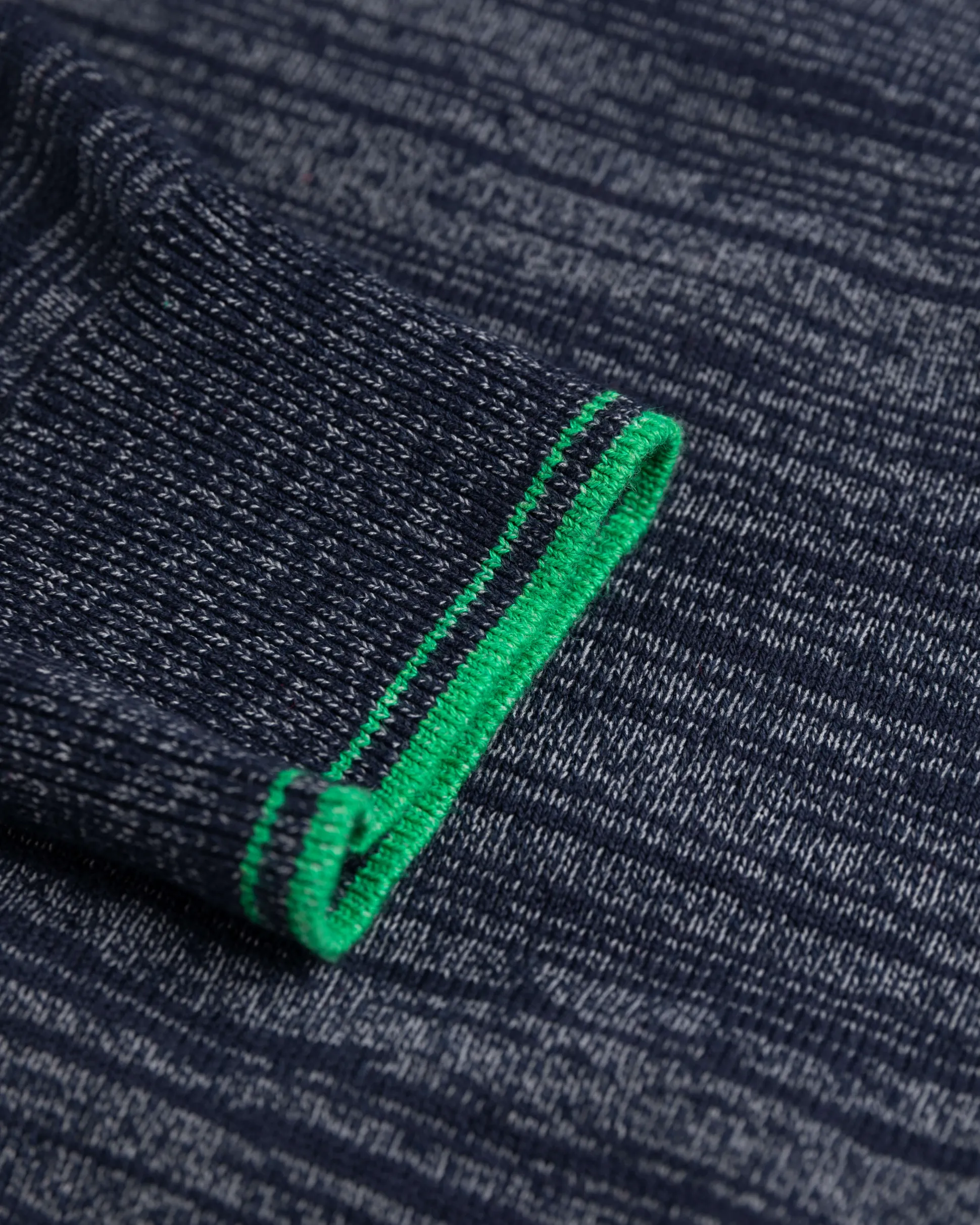 Grey cotton jumper with zipper - Reef Navy
