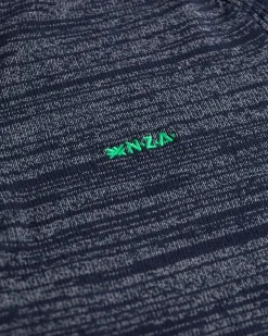 Grey cotton jumper with zipper - Reef Navy