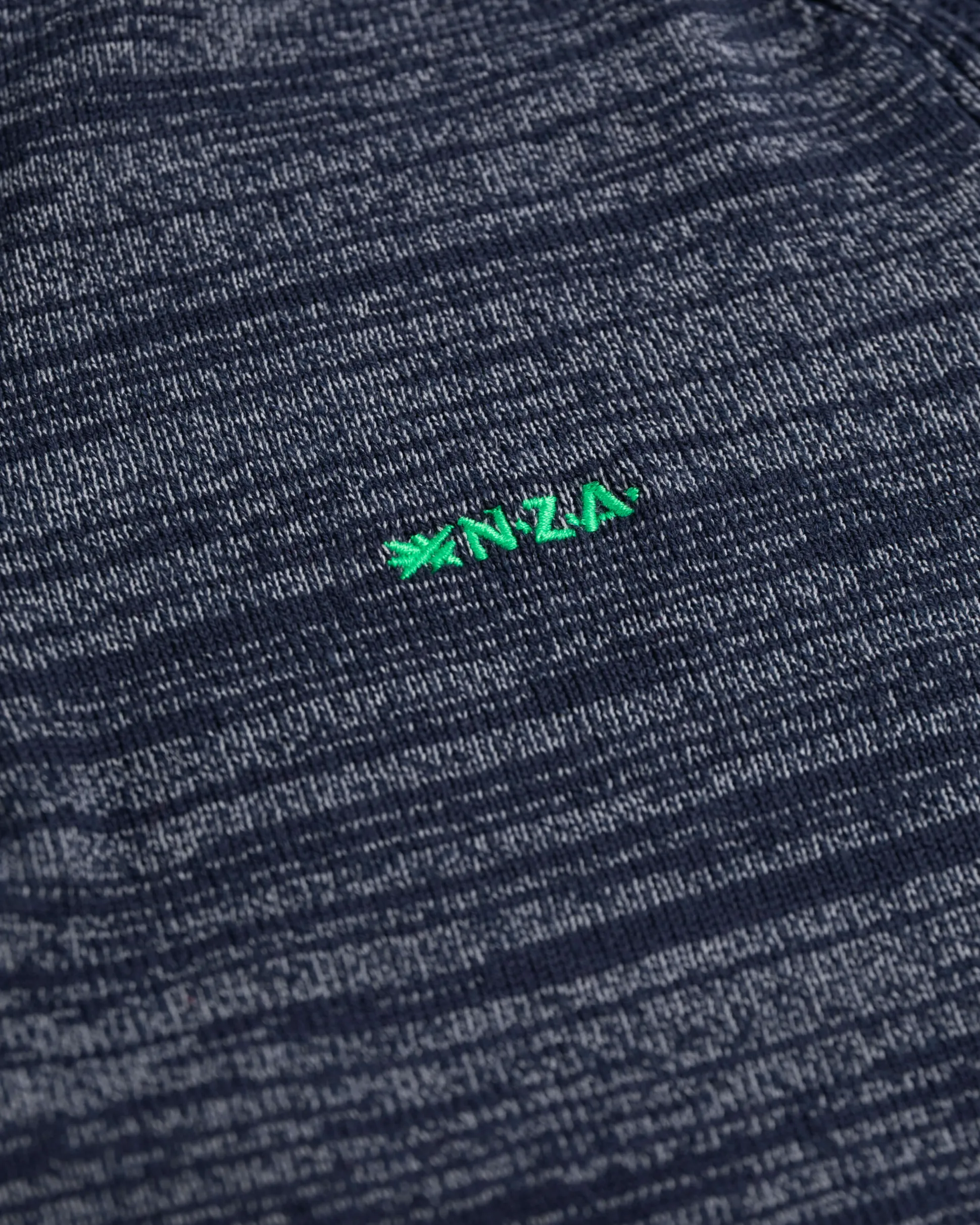 Grey cotton jumper with zipper - Reef Navy