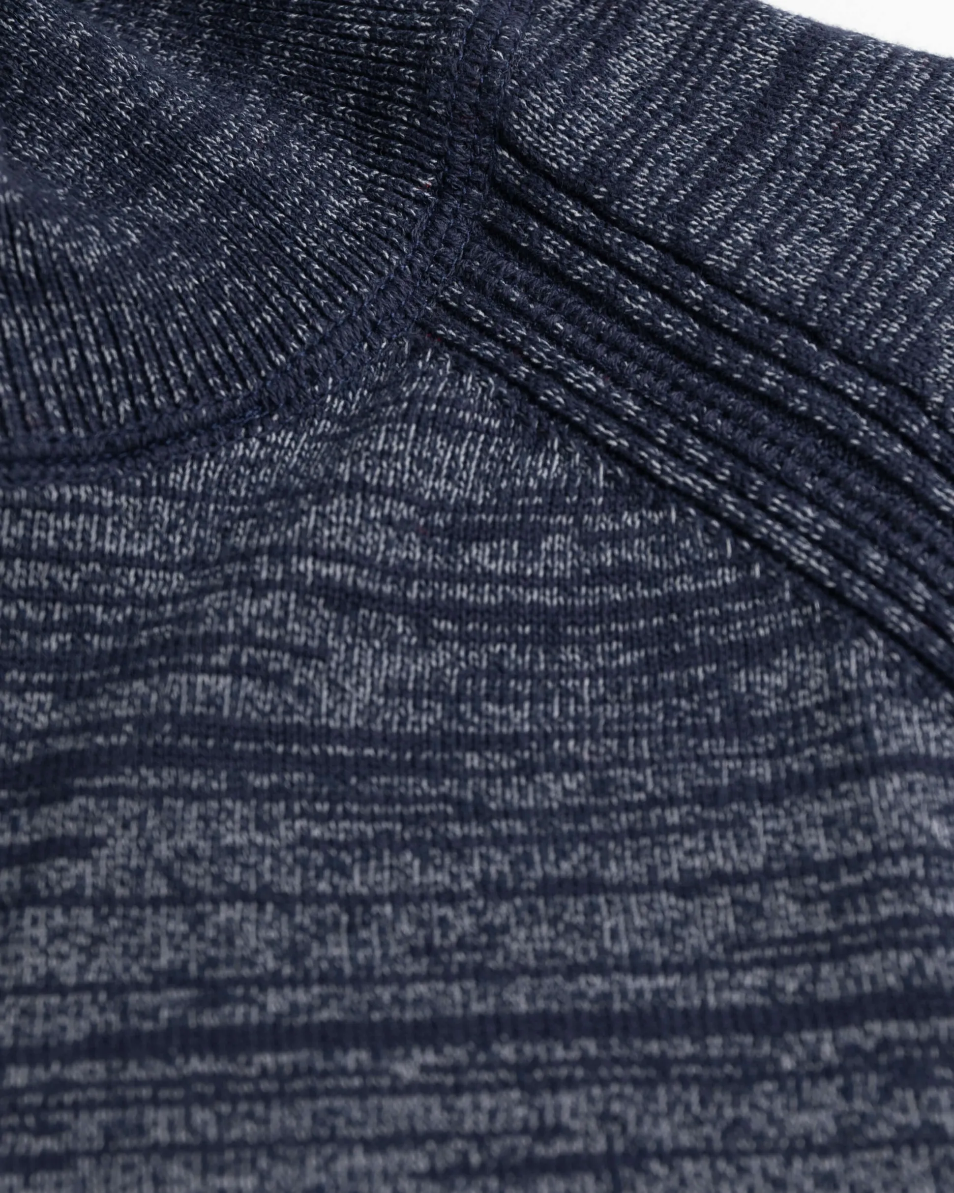 Grey cotton jumper with zipper - Reef Navy