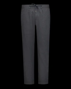 Grey twill chino - Grey Melange