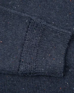 Half buttoned plain pullover - Trent Petrol