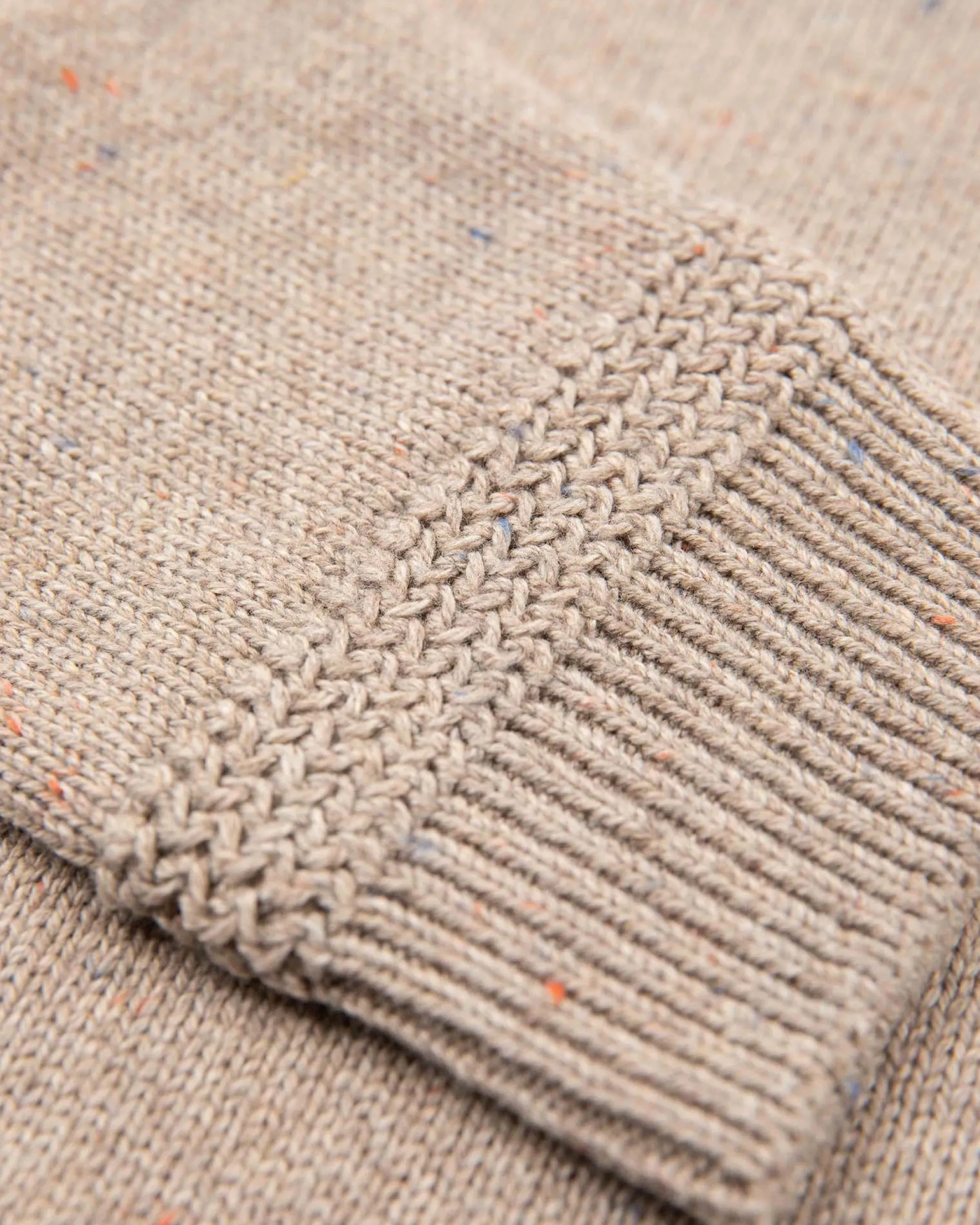 Half buttoned plain pullover - Sahara Sand