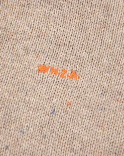 Half buttoned plain pullover - Sahara Sand