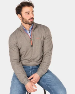 Half zip sweater - Misty Army