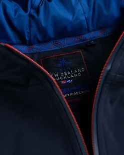 Hooded sweat cardigan Orikaka - Reef Navy