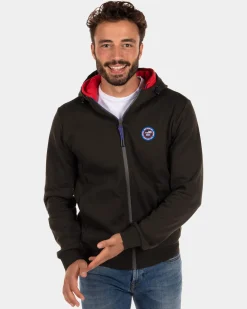 Hooded sweat cardigan Orikaka - Dark Army