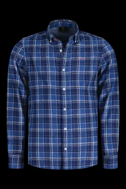 Indigo checkered shirt - Indigo
