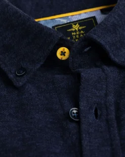 Indigo cotton shirt Oterei - Ink Navy