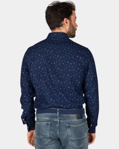 Indigo linen shirt - Indigo