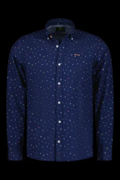 Indigo linen shirt - Indigo