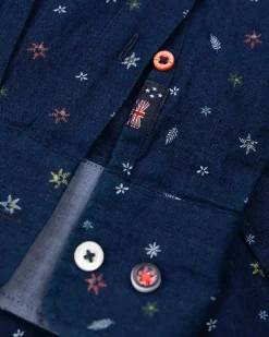 Indigo linen shirt - Indigo