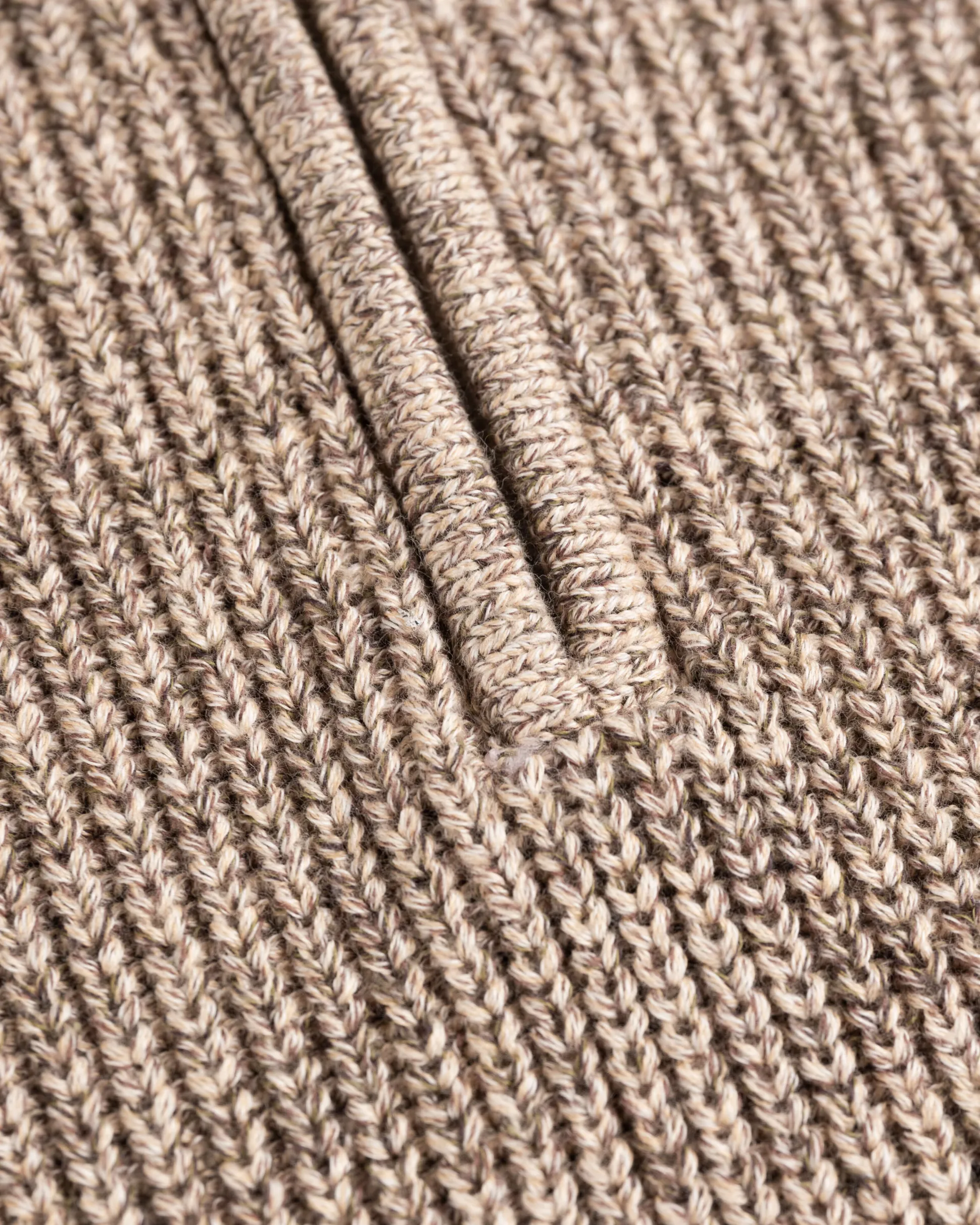 Knitted half zip jumper Drake - Sea Silt Sand