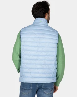 Light blue body warmer