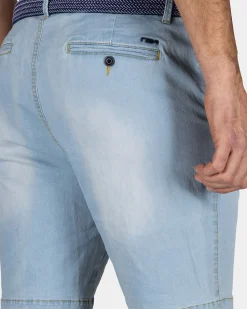 Light Blue Denim Shorts
