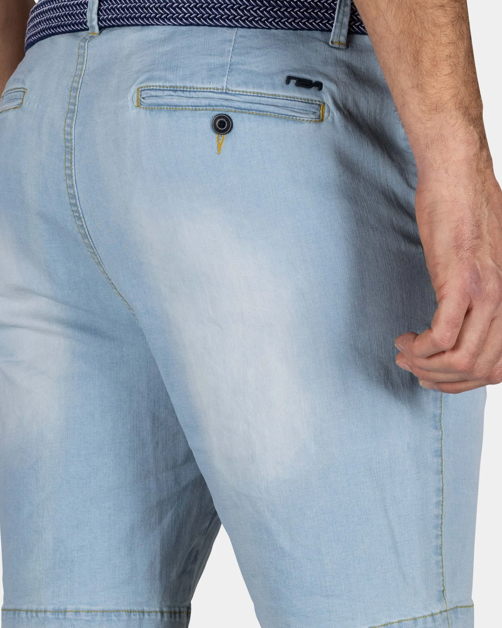 Light Blue Denim Shorts
