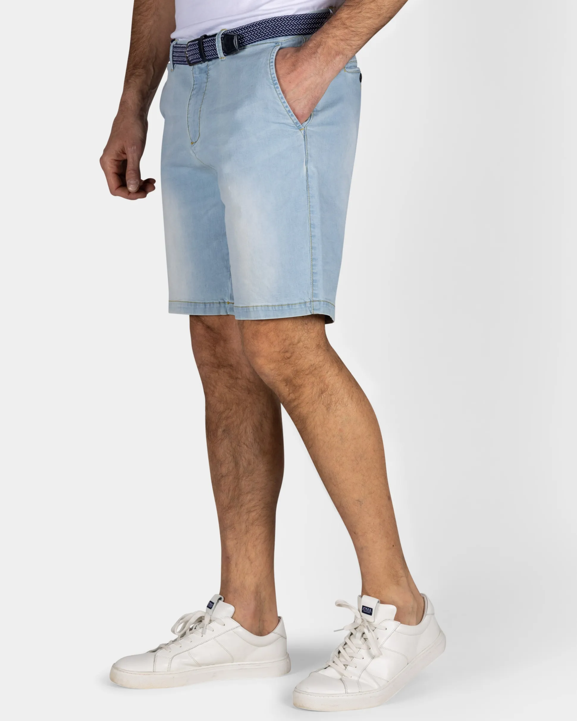 Light Blue Denim Shorts
