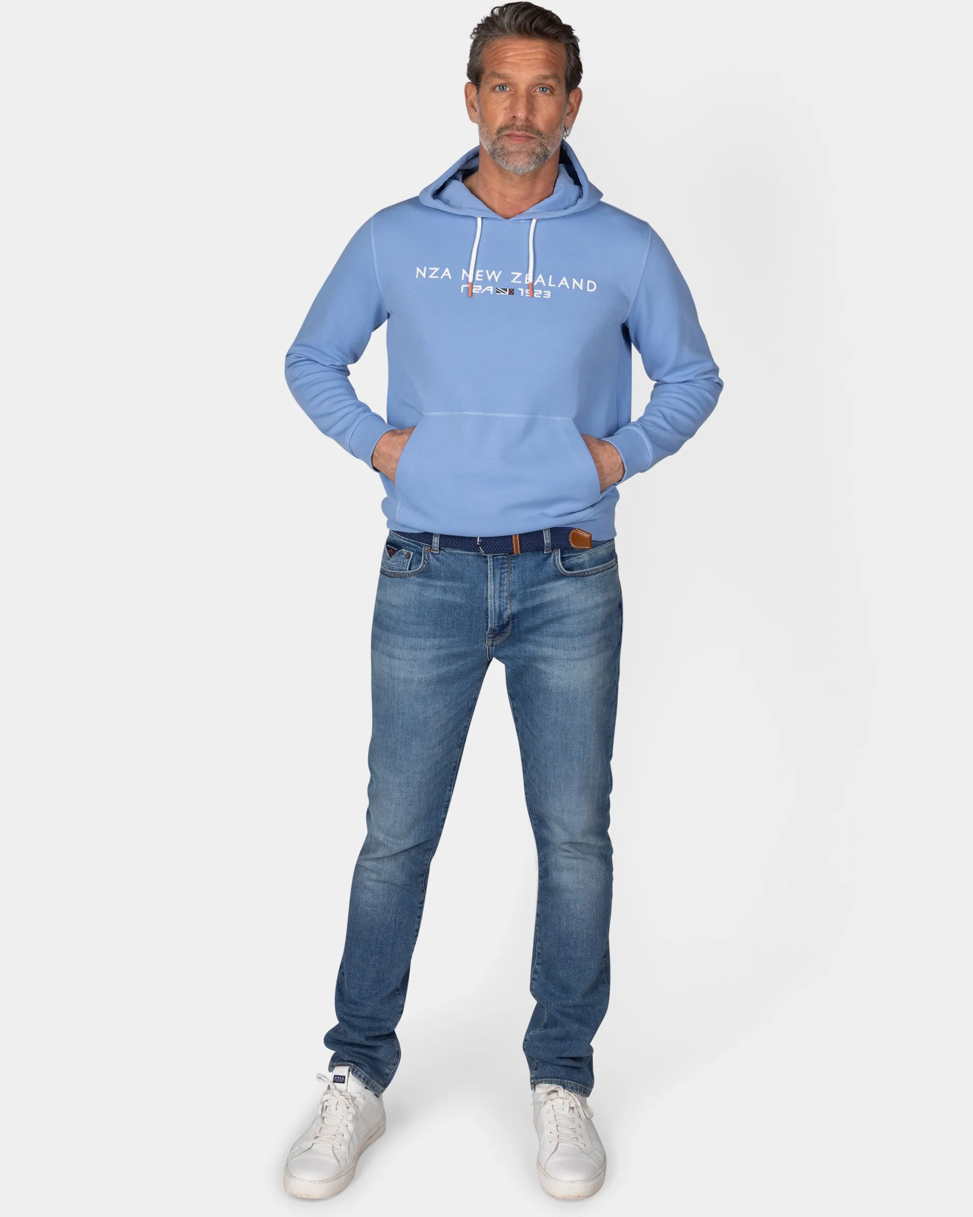 Light blue hoodie