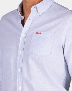 Light blue linen shirt