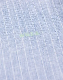 Light blue linen shirt - Dusk Navy