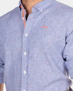 Light blue shirt with stripe - Light Blue