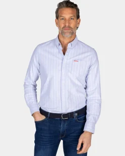 Light blue striped shirt