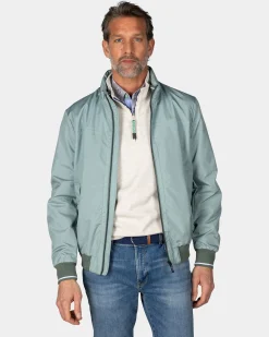 Light green bomber jacket