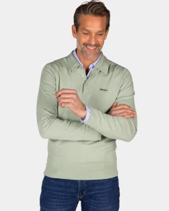 Light green linen shirt - Dusty Army