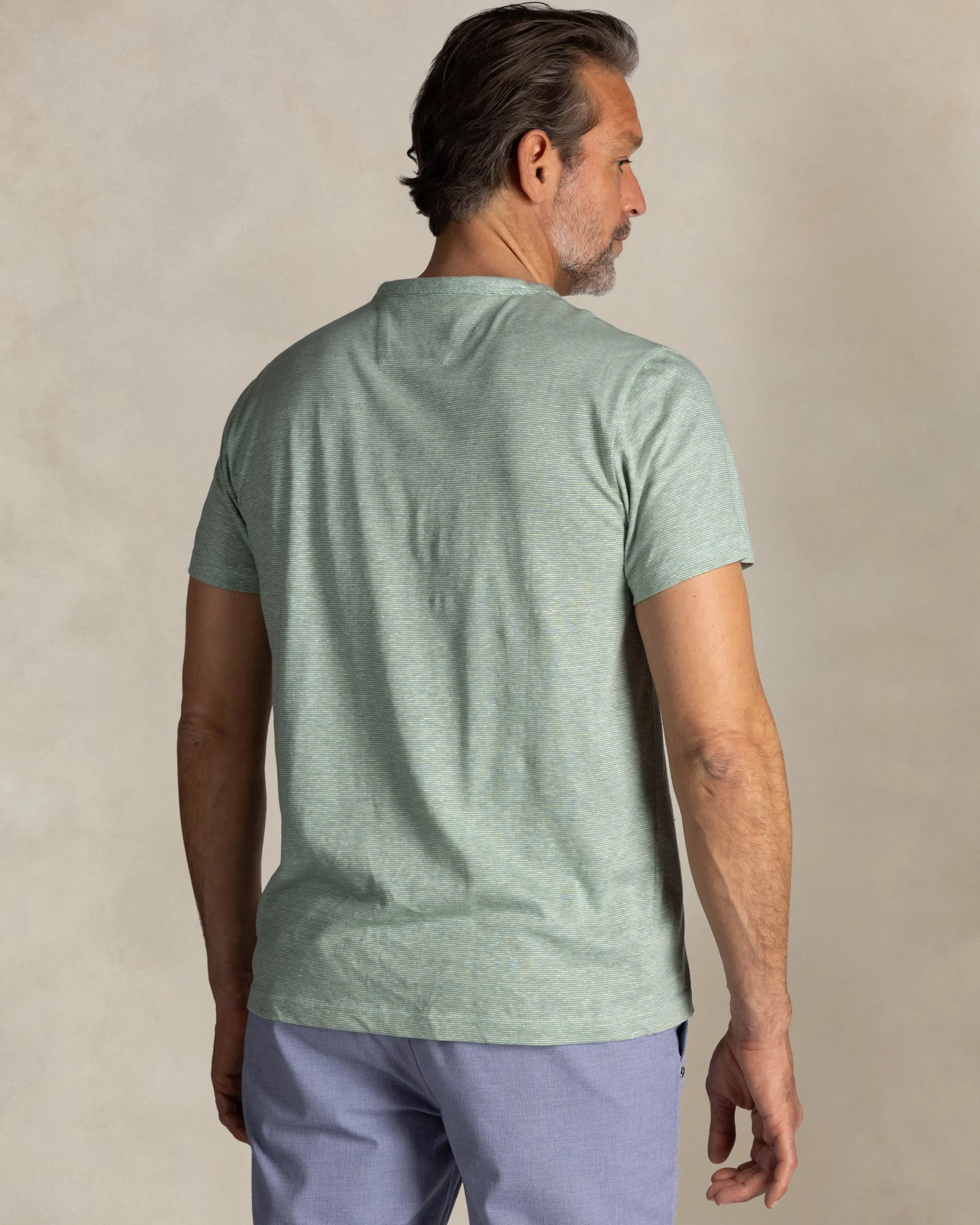 Light green linen tee