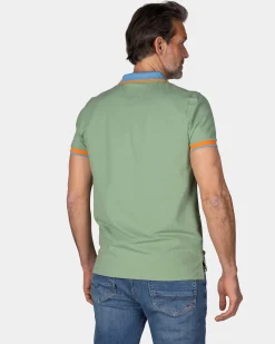 Light green sporty polo