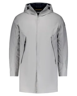 Light grey parka jacket - Birch Grey Melange